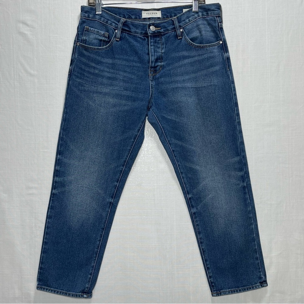 PacSun Women's Button Fly High Rise Girlfriend Crop Jeans size 29